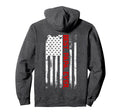 Best Papa Ever American Usa Flag Fathers Hoodie - Graphic Print Men Women - T-Shirt, Sweatshirt, Hoodie