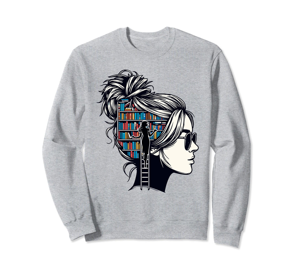 Bookworm Book Nerd Librarian Gifts Sweatshirt - Unique Graphic Men Women - T-Shirt, Sweatshirt, Hoodie