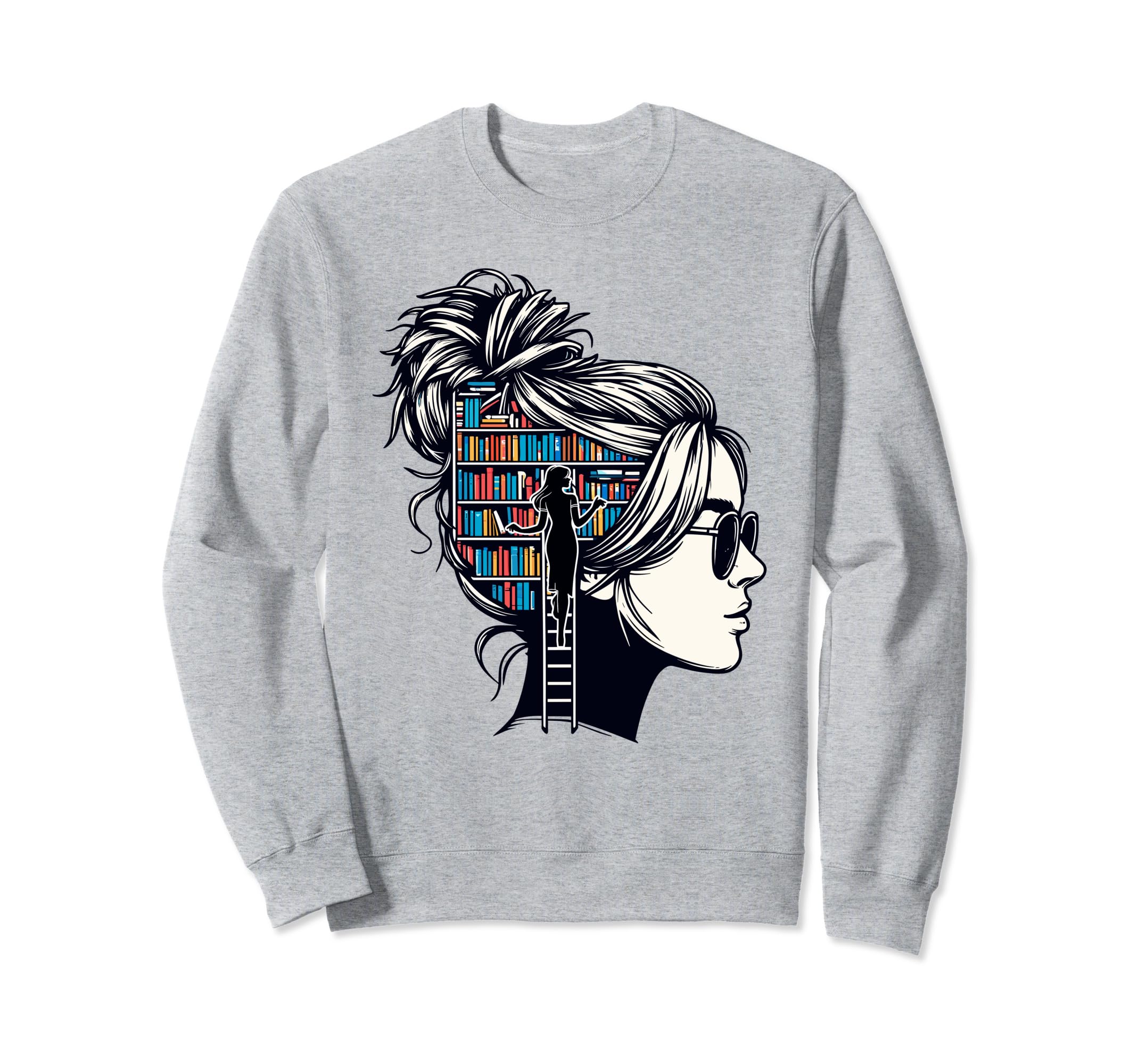 Bookworm Book Nerd Librarian Gifts Sweatshirt - Unique Graphic Men Women - T-Shirt, Sweatshirt, Hoodie
