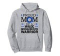Proud Mama Myalgic Encephalomyelitis Hoodie - Unique Graphic Unisex - T-Shirt, Sweatshirt, Hoodie