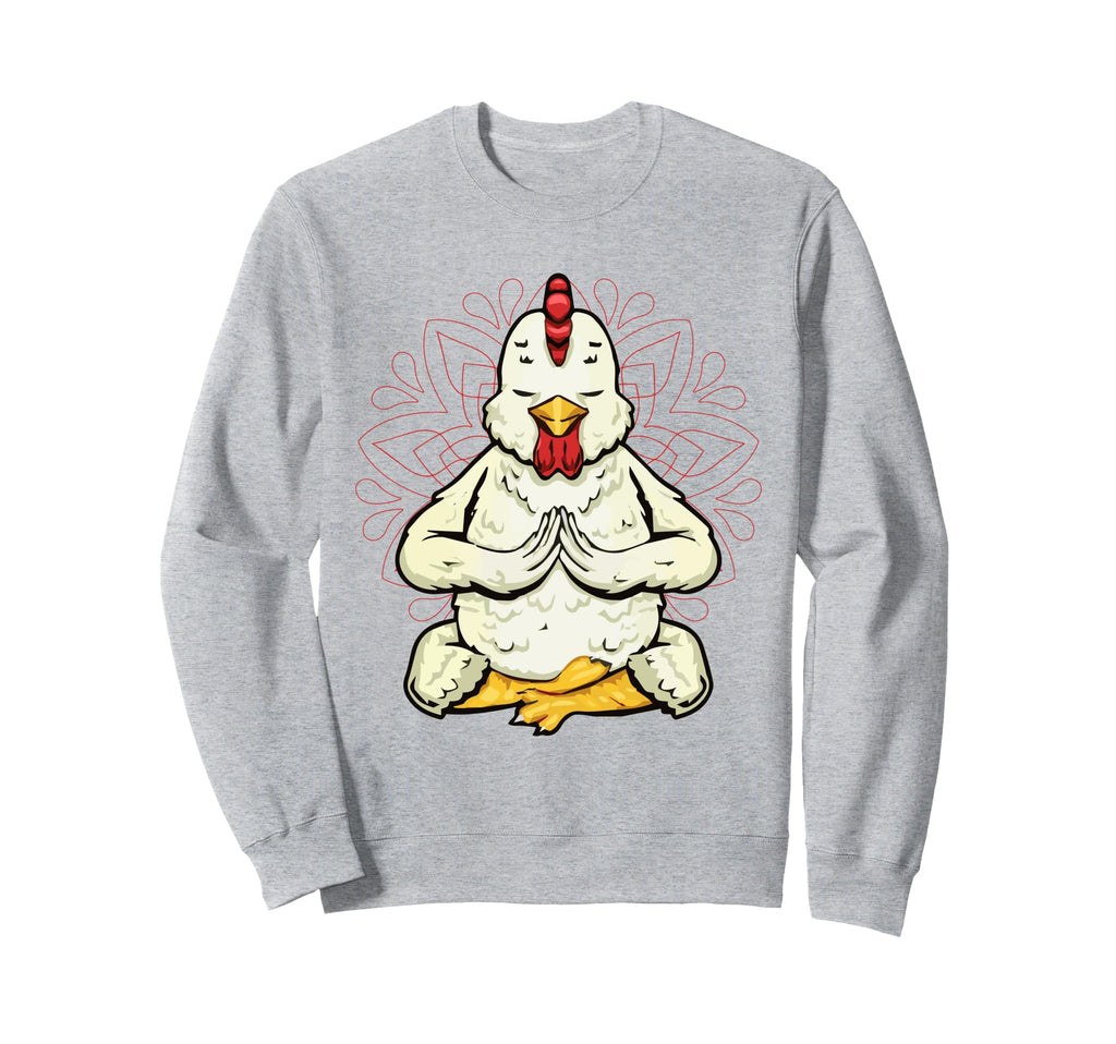 Chicken Yoga Meditation Yoga Poses Sweatshirt - Novelty Apparel for Adults - T-Shirt, Sweatshirt, Hoodie