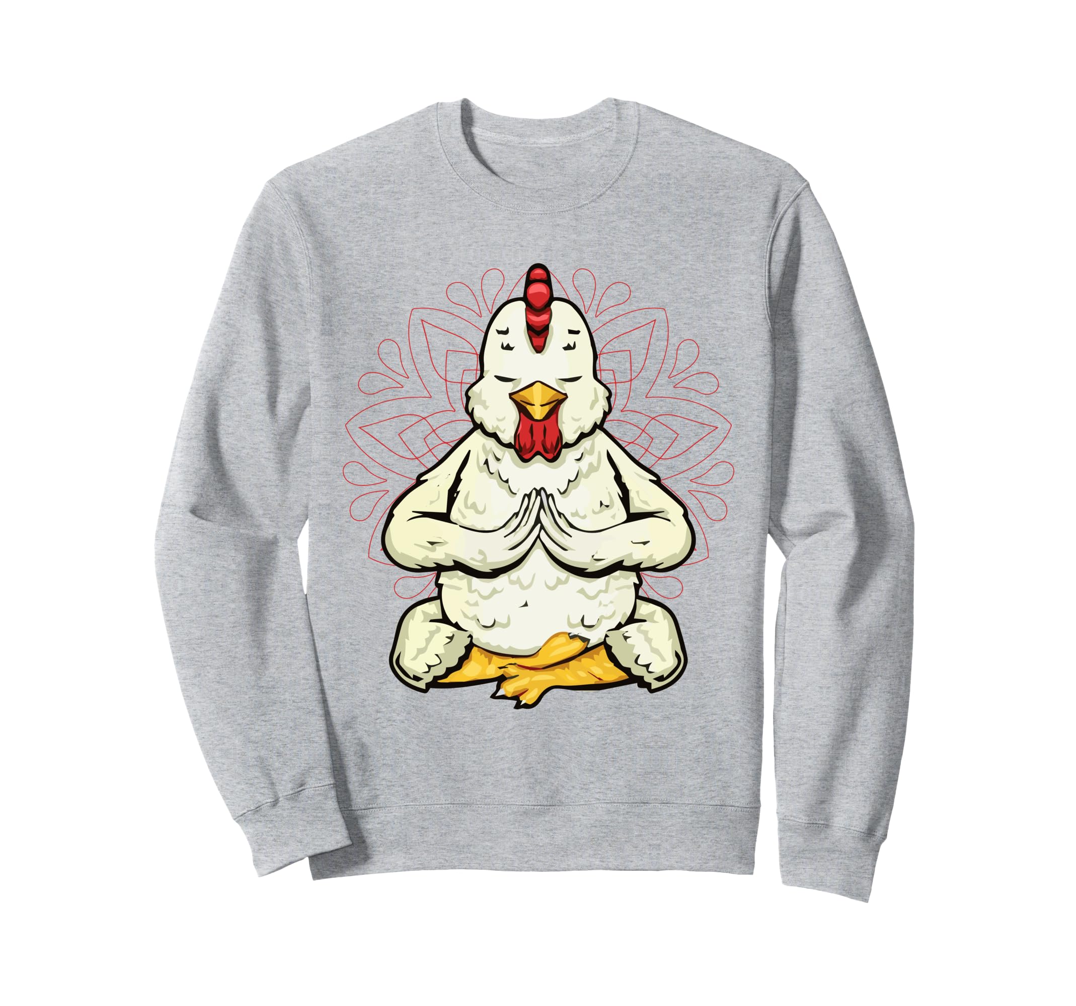 Chicken Yoga Meditation Yoga Poses Sweatshirt - Novelty Apparel for Adults - T-Shirt, Sweatshirt, Hoodie