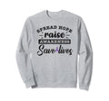 Spread Hope Raise Awareness Save Sweatshirt - Custom Art Print Men Women - T-Shirt, Sweatshirt, Hoodie