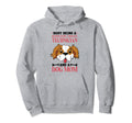 Dog Lover Respiratory Therapy Hoodie - Minimalist Print for Adults - T-Shirt, Sweatshirt, Hoodie