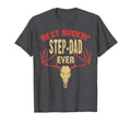 Mens Best Buckin Step Dad Ever Deer T-Shirt - Fun Novelty Design Unisex - T-Shirt, Sweatshirt, Hoodie