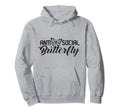 Antisocial Butterfly Antisocial Hoodie - Minimalist Print for Adults - T-Shirt, Sweatshirt, Hoodie