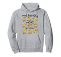 Most Definitely Not All Row Funny Duck Hoodie - Novelty Apparel for Adults - T-Shirt, Sweatshirt, Hoodie