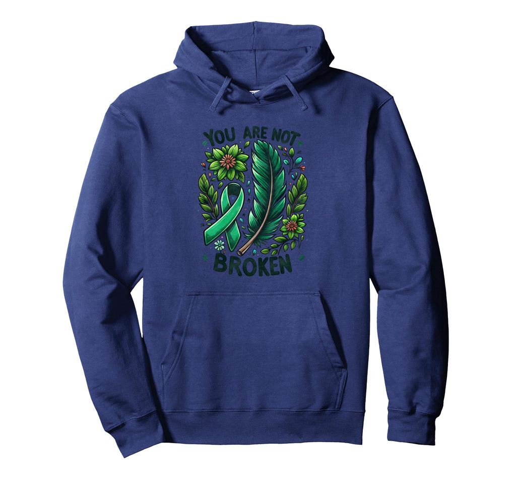 Mental Health Awareness End Stigma Hoodie - Aesthetic Graphic Men Women - T-Shirt, Sweatshirt, Hoodie