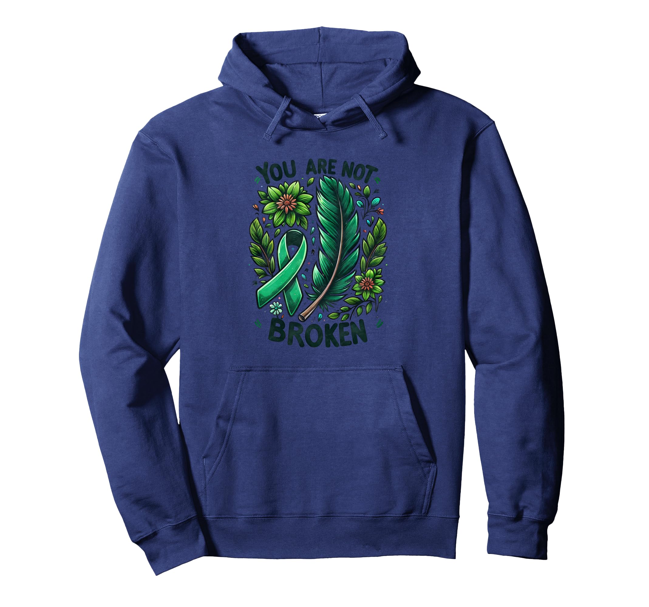 Mental Health Awareness End Stigma Hoodie - Aesthetic Graphic Men Women - T-Shirt, Sweatshirt, Hoodie