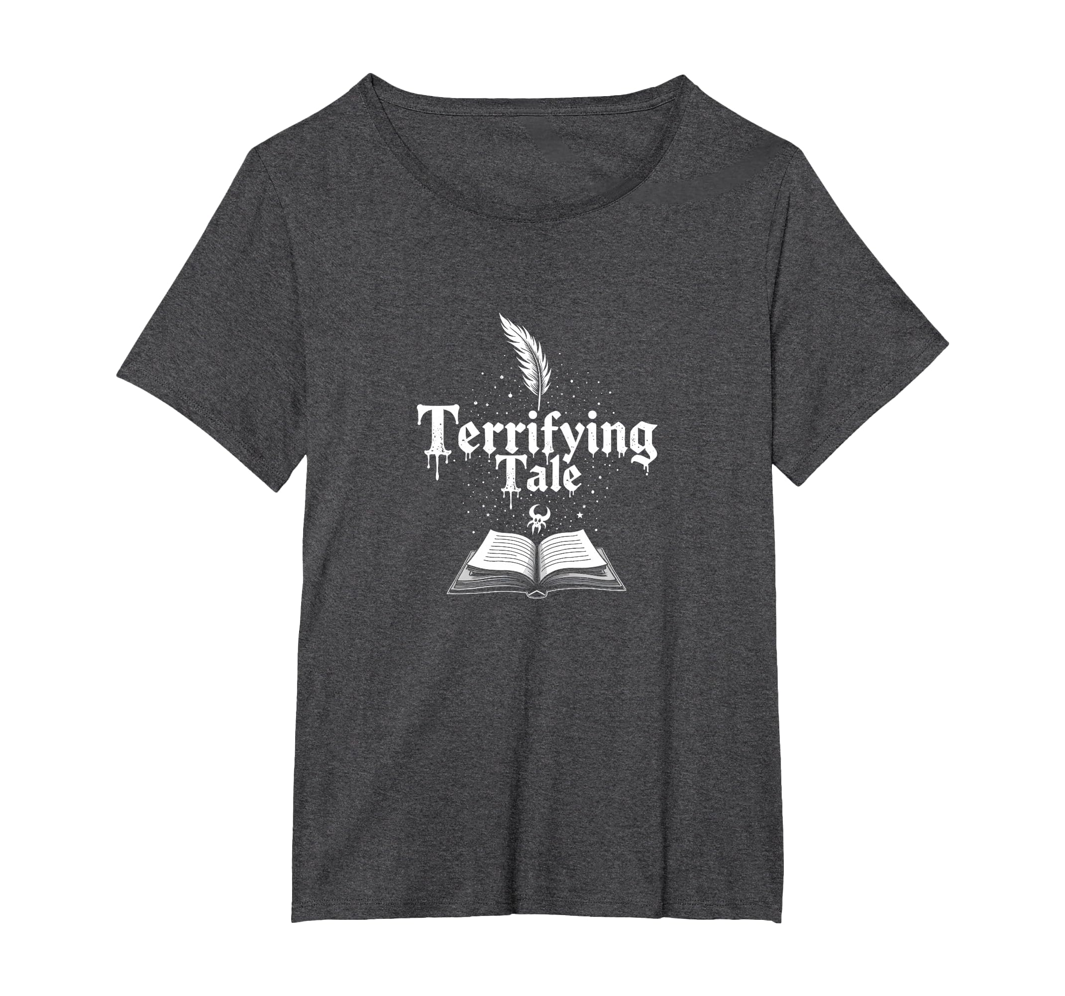 Halloween Literature Terrifying Tale T-Shirt - Casual Everyday Wear Unisex - T-Shirt, Sweatshirt, Hoodie