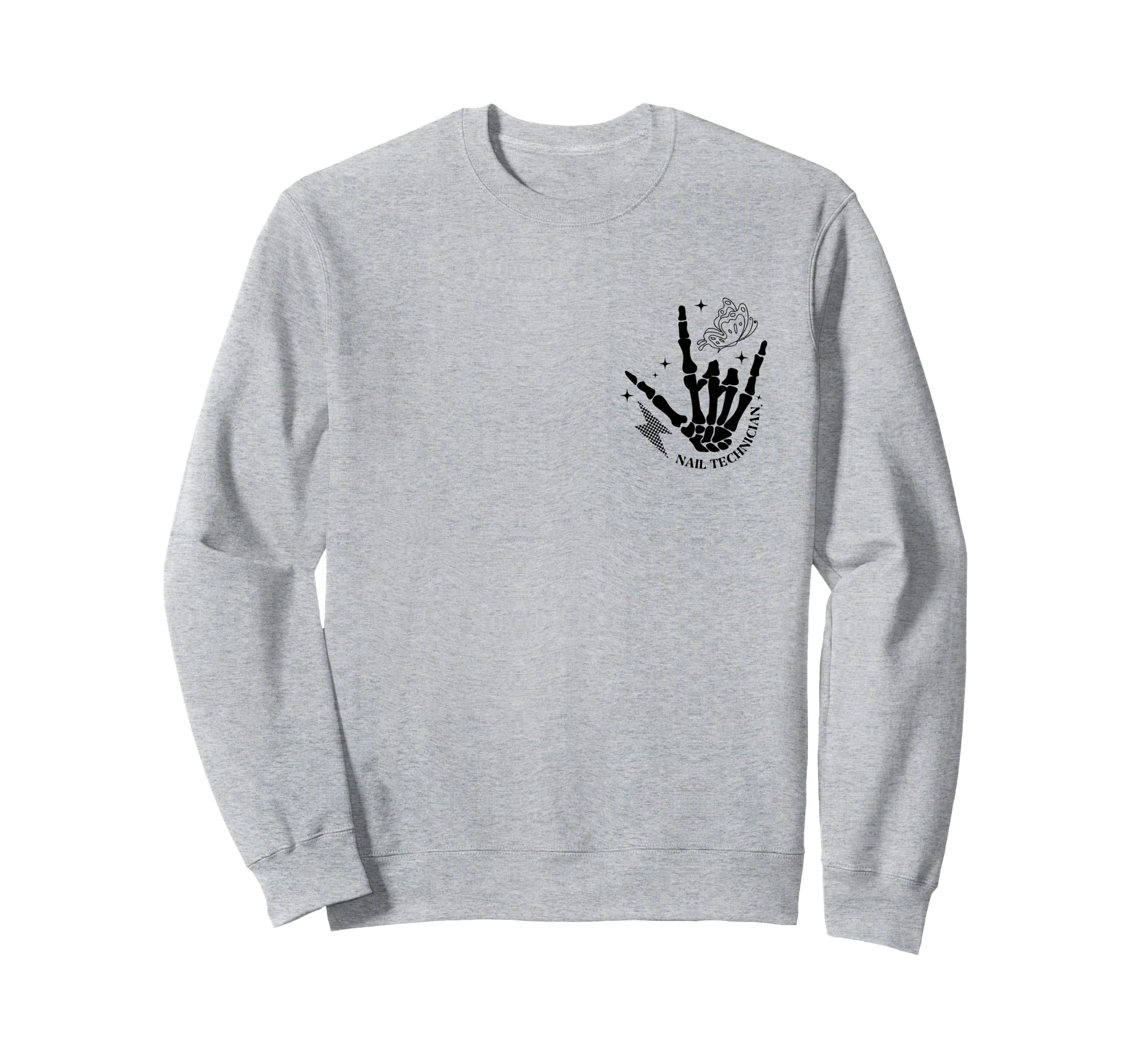 Nail Tech Rockin Self Care Sweatshirt - Trendy Graphic Men Women - T-Shirt, Sweatshirt, Hoodie