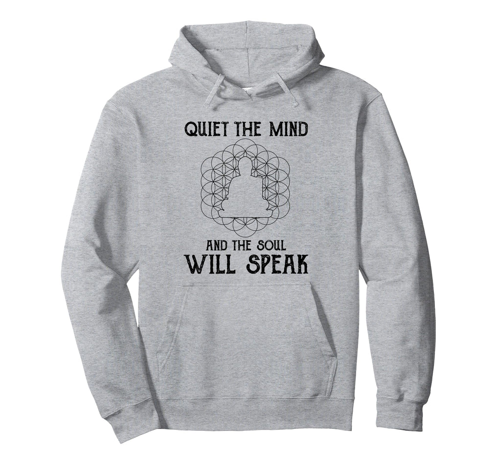 Buddhist Quiet Mind And Soul Mantra Hoodie - Unique Graphic Men Women - T-Shirt, Sweatshirt, Hoodie