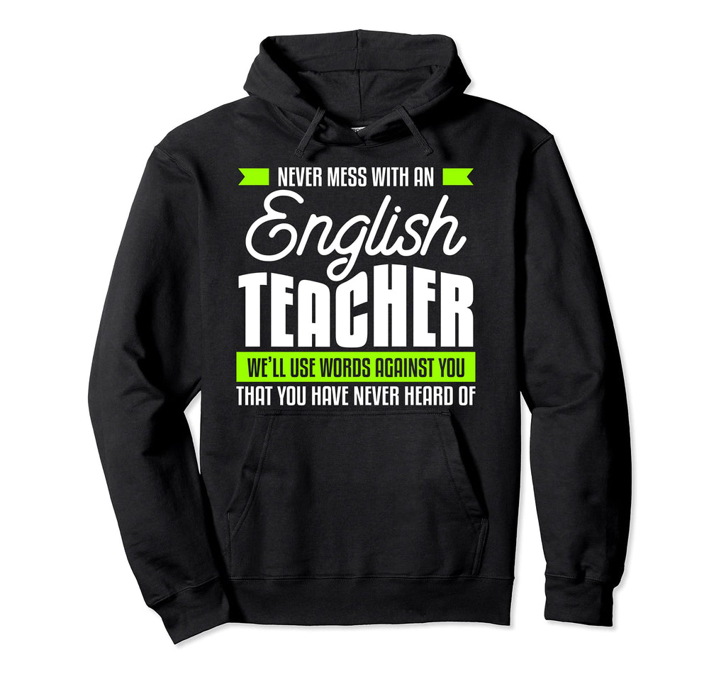 Funny Teaching Literature Grammar Hoodie - Aesthetic Graphic for Adults - T-Shirt, Sweatshirt, Hoodie