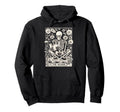 Reader Skeleton Book Lover Tarot Card Hoodie - Novelty Apparel Men Women - T-Shirt, Sweatshirt, Hoodie