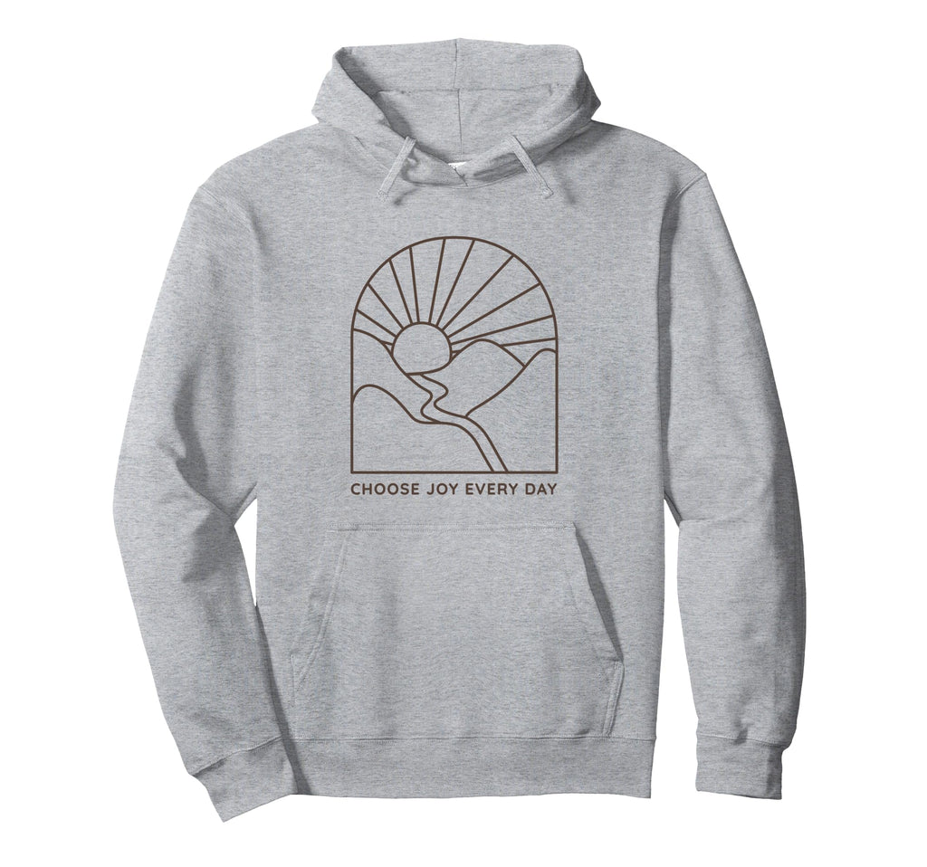Choose Joy Daily Hoodie - Graphic Print for Adults - T-Shirt, Sweatshirt, Hoodie