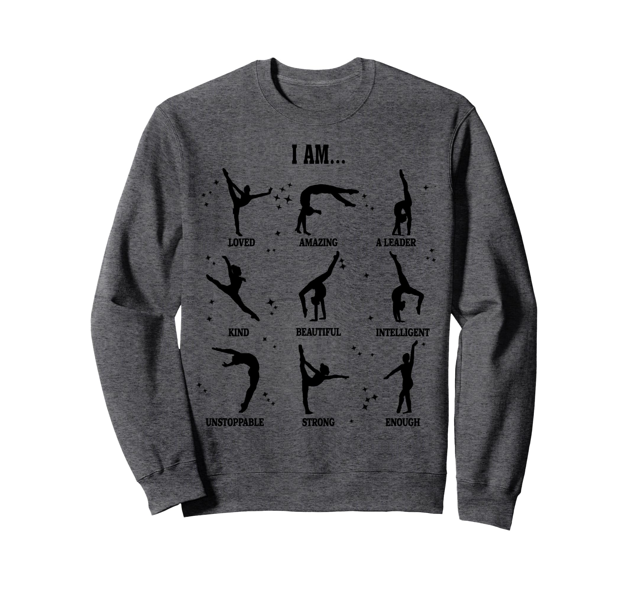 Gymnastics Affirmation Self Care Gymnast Sweatshirt - Graphic Print Unisex - T-Shirt, Sweatshirt, Hoodie