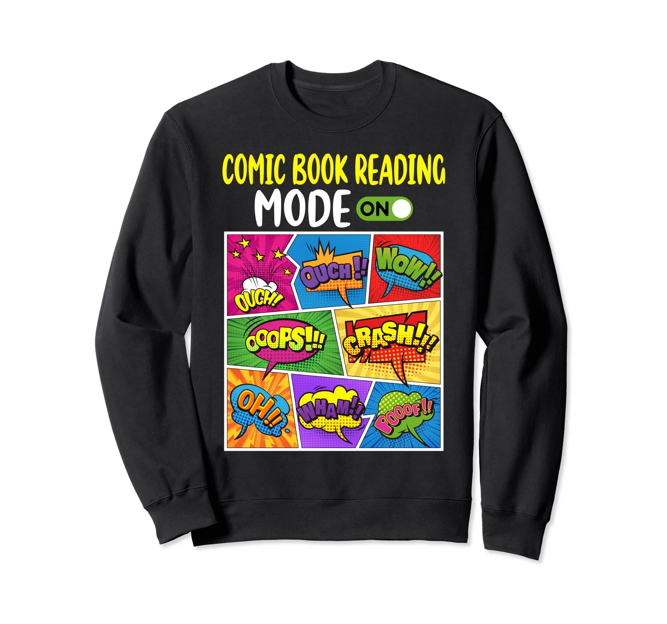 Comic Book Reading Collector Nerd Sweatshirt - Minimalist Print Men Women - T-Shirt, Sweatshirt, Hoodie