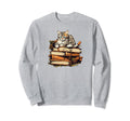 Bookish Cat Well Read Book Nerds Sweatshirt - Graphic Print Men Women - T-Shirt, Sweatshirt, Hoodie