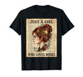 Just Who Loves Books Gifts Bookworm Book T-Shirt - Custom Art Print Unisex - T-Shirt, Sweatshirt, Hoodie