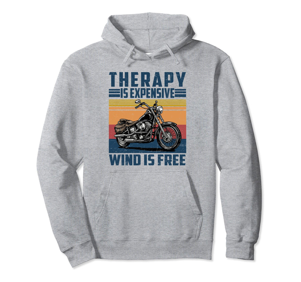 Therapy Is Expensive Wind Is Free Hoodie - Aesthetic Graphic for Adults - T-Shirt, Sweatshirt, Hoodie