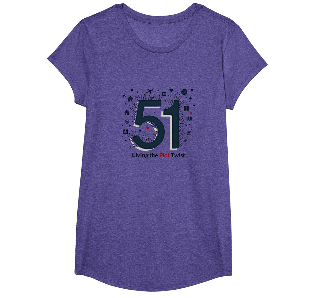 51 Living Plot Twist Birthday Gift T-Shirt - Minimalist Print Unisex - T-Shirt, Sweatshirt, Hoodie