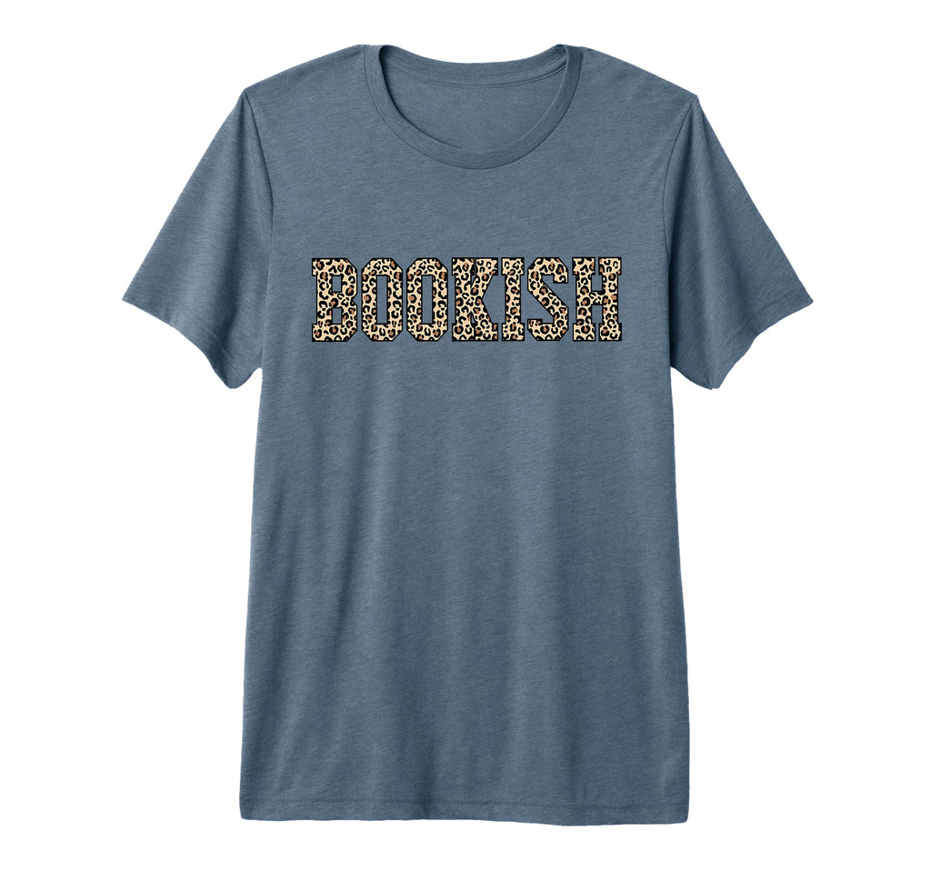 Bookish Leopard Reader Literary Book T-Shirt - Casual Everyday Wear Unisex - T-Shirt, Sweatshirt, Hoodie