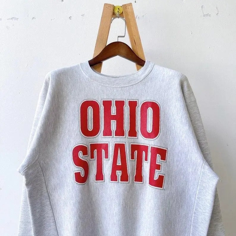 90s Ohio State University Buckeyes Cotton Menswear T-Shirts, Hoodie, Sweatshirt - T-Shirt, Sweatshirt, Hoodie