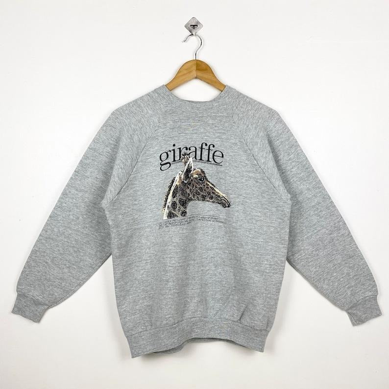 90s Wildlife Giraffe Print Logo T-Shirts, Hoodie, Sweatshirt - T-Shirt, Sweatshirt, Hoodie