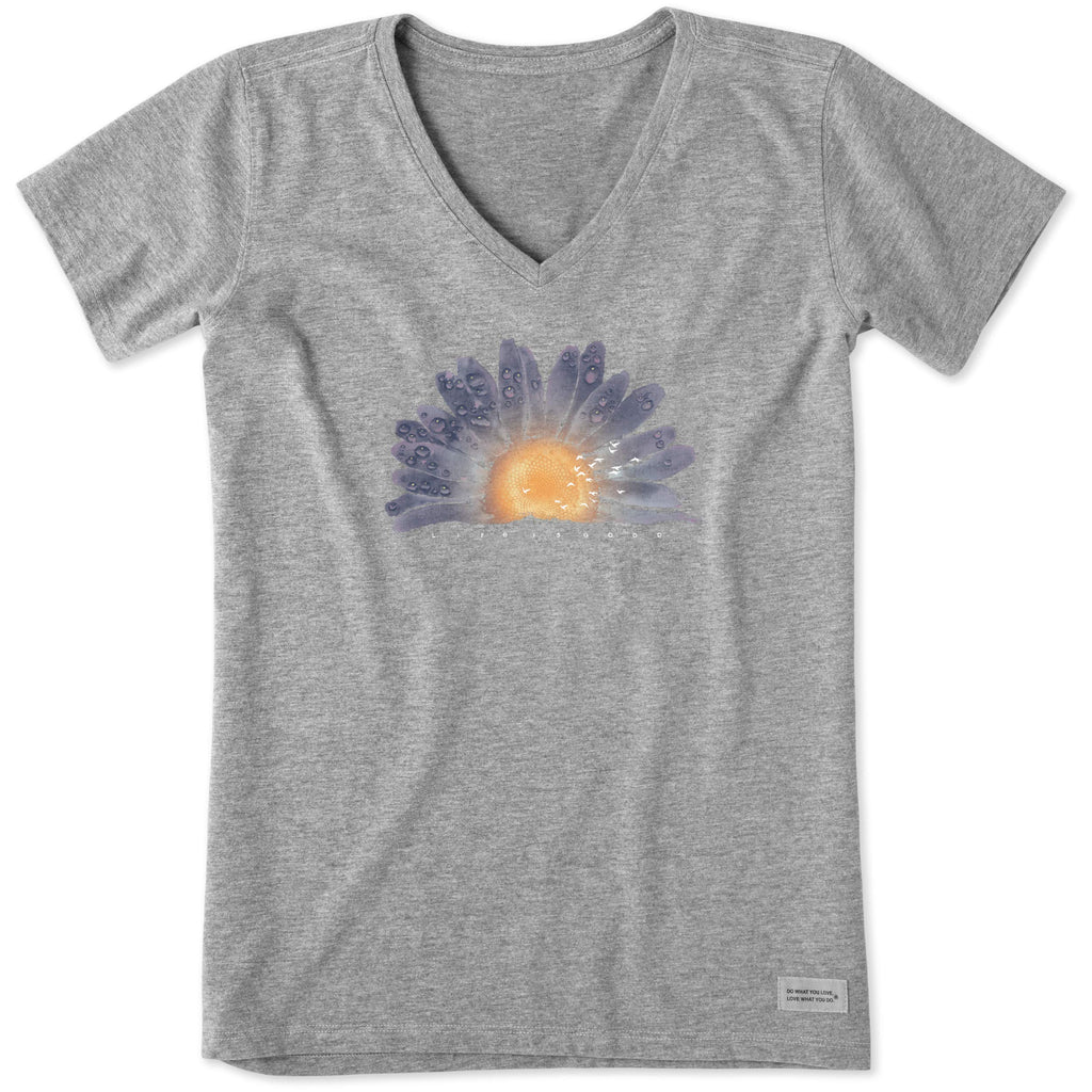 Life Is Good Womens Crusher Short T-Shirt - Casual Everyday Wear Men Women - T-Shirt, Sweatshirt, Hoodie