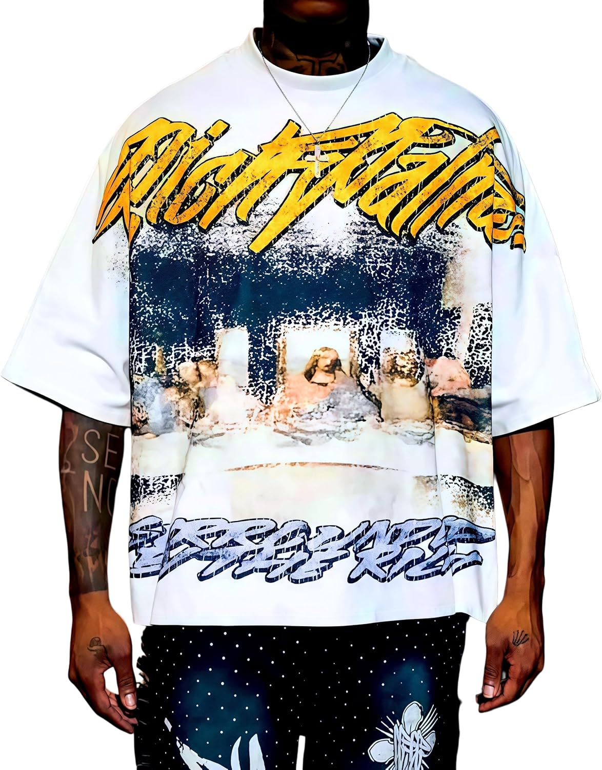 Y2k Grunge Shirts Men Oversized Rapper Graphic Tees 2000s Emo Clothes Vintage Baggy Hip Hop T Shirts - T-Shirt, Sweatshirt, Hoodie