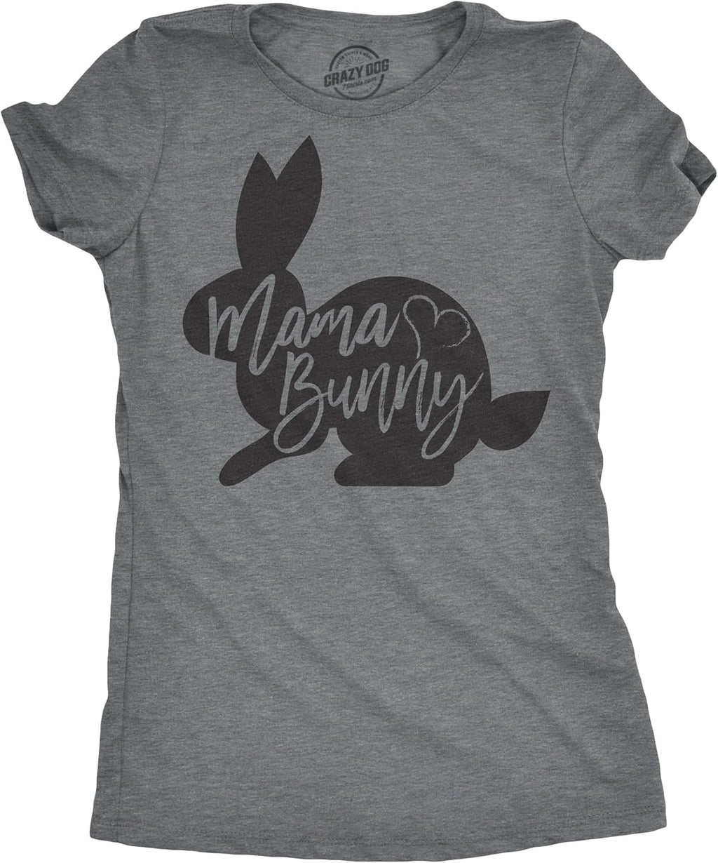 Crazy Dog T-Shirts Womens Mama Bunny T Shirt Cute Adorable Easter Gift Faith Tee for Ladies - T-Shirt, Sweatshirt, Hoodie