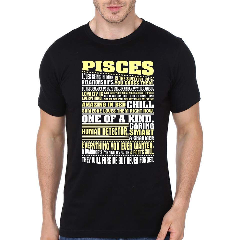 Pisces Zodiac Black T-Shirts, Hoodie, Sweatshirt - T-Shirt, Sweatshirt, Hoodie