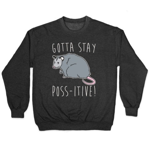 Gotta Stay Poss Itive Opossum T-Shirts, Hoodie, Sweatshirt - T-Shirt, Sweatshirt, Hoodie
