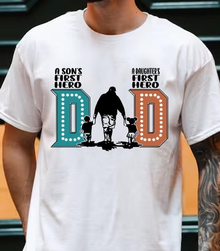 Sons First Hero Daughters First Love Dad Definition Daddy Hero New Dad Dad Best Dad Ever T-Shirts, Hoodie, Sweatshirt - T-Shirt, Sweatshirt, Hoodie