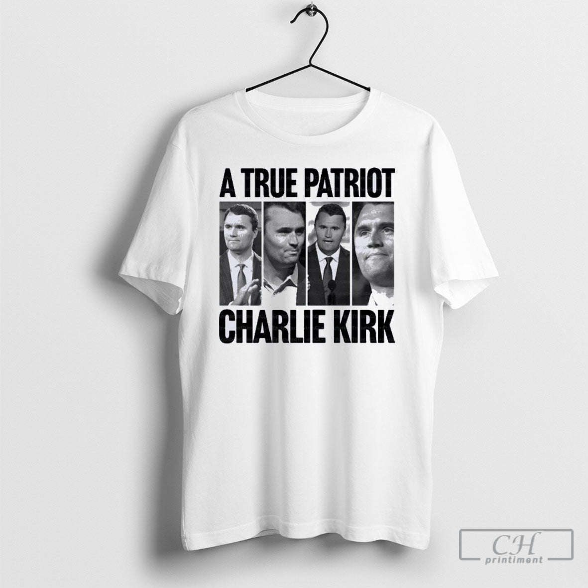 A True Patriot Charlie Kirk Pray For Charlie Unisex T-shirt, Sweatshirt, Hoodie, Long Sleeve Tee - T-Shirt, Sweatshirt, Hoodie