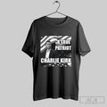 A True Patriot Human Charlie Kirk Unisex T-shirt, Sweatshirt, Hoodie, Long Sleeve Tee - T-Shirt, Sweatshirt, Hoodie