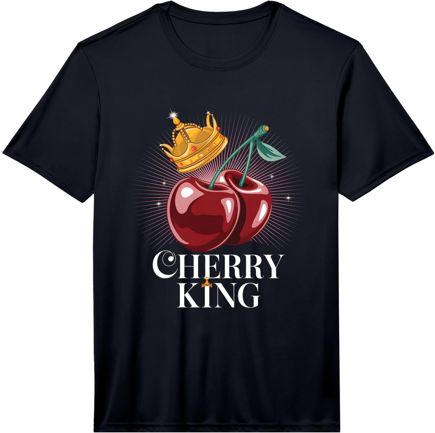 Mens Cherry King Performance T-Shirt Unisex T-shirt, Sweatshirt, Hoodie, Long Sleeve Tee - T-Shirt, Sweatshirt, Hoodie
