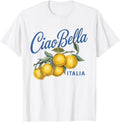 Retro Ciao Bella Italia Fresh Italian Lemon T-Shirt Unisex T-shirt, Sweatshirt, Hoodie, Long Sleeve Tee - T-Shirt, Sweatshirt, Hoodie