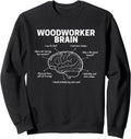 Woodworker Brain Funny Woodworking Carpenter Humor Sweatshirt Unisex T-shirt, Sweatshirt, Hoodie, Long Sleeve Tee - T-Shirt, Sweatshirt, Hoodie
