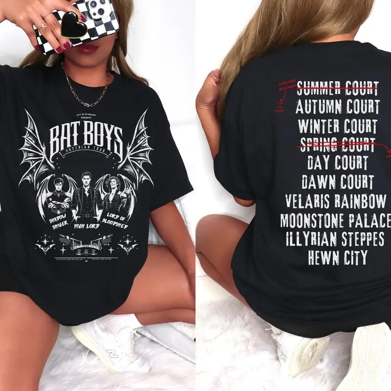 ACOTAR Bat Shirt Rhysand Shirt Cassian Azirel Velaris City Starlight Inspired SarahJMaas Book TOG CC Crescent Shirt T-Shirts, Hoodie, Sweatshirt - T-Shirt, Sweatshirt, Hoodie