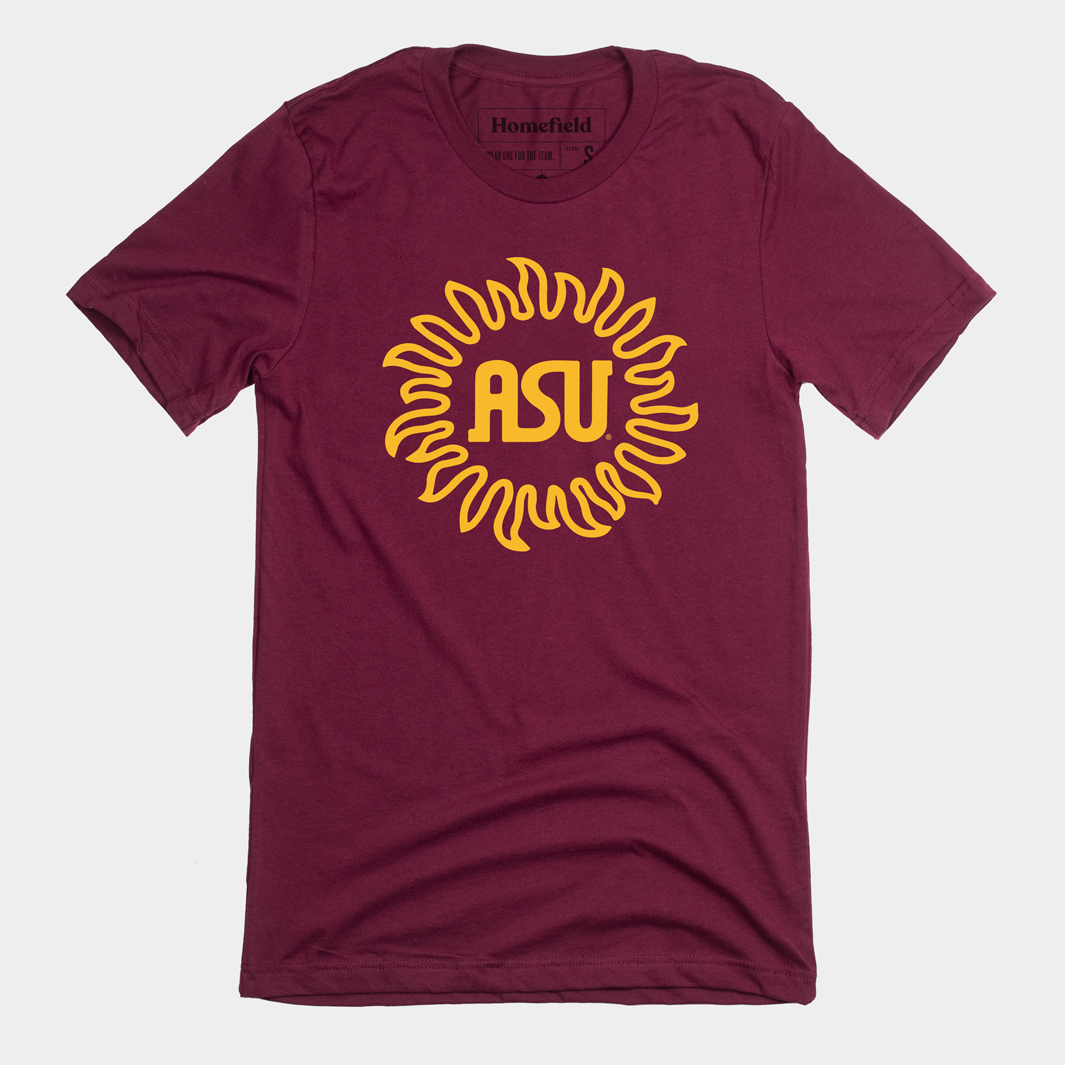 Vintage ASU Sunburst Maroon T-Shirts, Hoodie, Sweatshirt - T-Shirt, Sweatshirt, Hoodie
