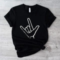 ASL Awareness Shirt Love Needs No Words ASL Support Hand Sign Short Sleeve Education Deaf Community T-Shirts, Hoodie, Sweatshirt - T-Shirt, Sweatshirt, Hoodie