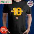 ASU Football Sam Leavitt 10 Stripe Sparky the Sun Devil shirt Unisex T-shirt, Sweatshirt, Hoodie, Long Sleeve Tee - T-Shirt, Sweatshirt, Hoodie