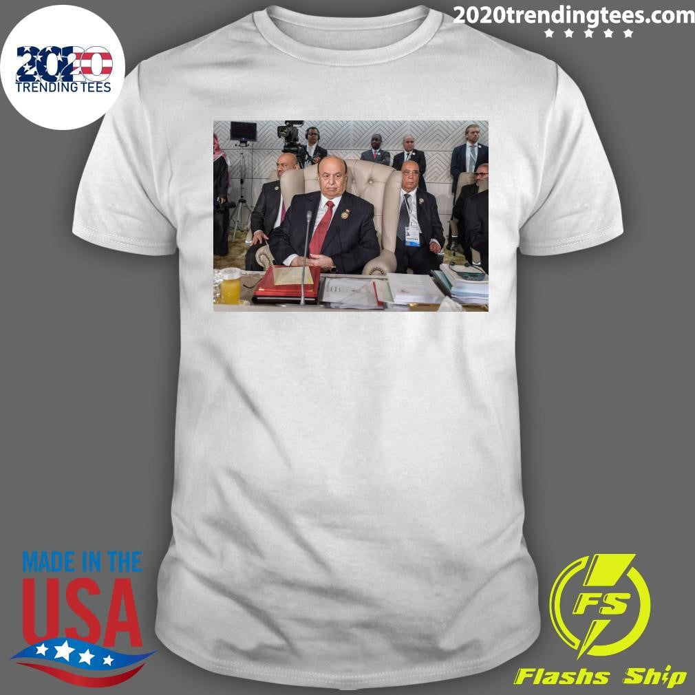 Abdu Rabbu Mansour Hadi, Exiled Ex-President of Yemen, Dies at 80 Shirt Unisex T-shirt, Sweatshirt, Hoodie, Long Sleeve Tee - T-Shirt, Sweatshirt, Hoodie