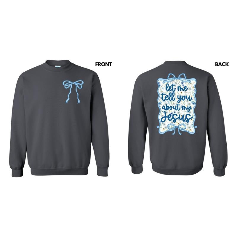 About My Jesus Blue Floral 'NLB' T-Shirts, Hoodie, Sweatshirt - T-Shirt, Sweatshirt, Hoodie