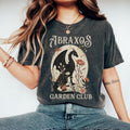 Abraxos Flower Garden Club Throne Glass Floral Fantasy Book Lover PNG Bookish Outfits T-Shirts, Hoodie, Sweatshirt - T-Shirt, Sweatshirt, Hoodie