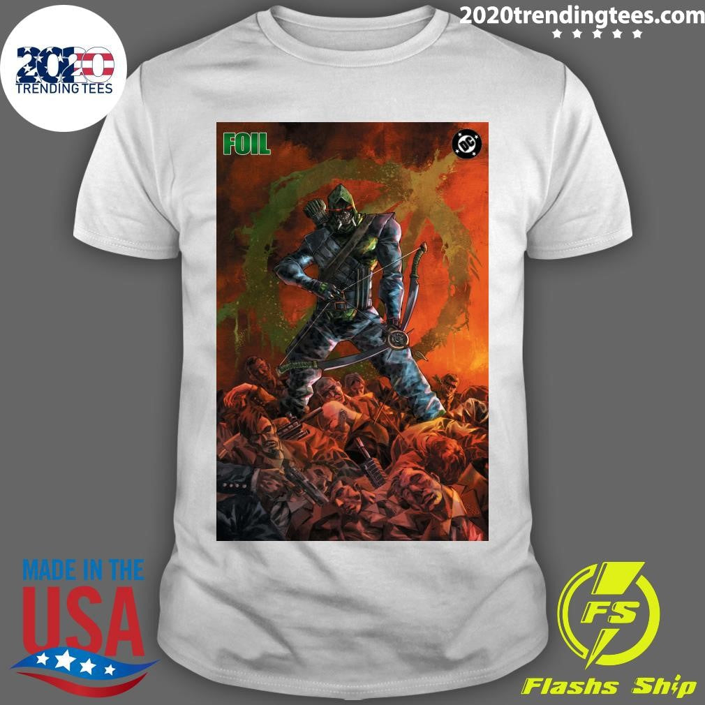 Absolute Green Arrow #1 Alan Quah Foil Variant Knight Of Comics Exclusive Ltd 2026 Shirt Unisex T-shirt, Sweatshirt, Hoodie, Long Sleeve Tee - T-Shirt, Sweatshirt, Hoodie