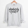 Absolutely Feral Ash Grey Long Sleeve Mom Casual Long Sleeve Tops Ghost Skeleton T-Shirts, Hoodie, Sweatshirt - T-Shirt, Sweatshirt, Hoodie