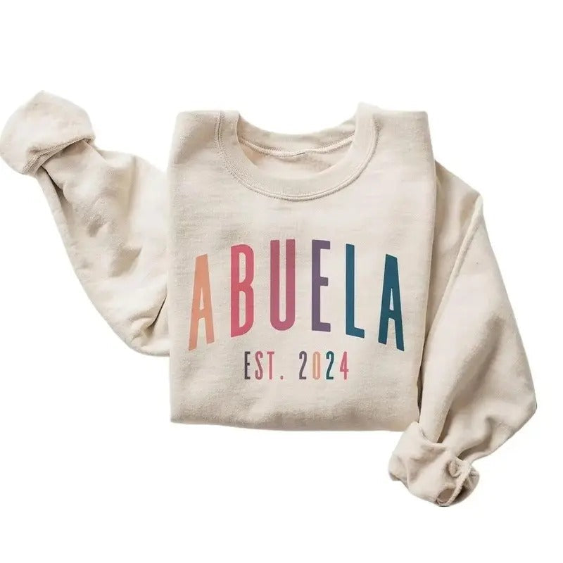 Abuela Ombre EST Abuela Est Spanish Grandma New Abuelita T-Shirts, Hoodie, Sweatshirt - T-Shirt, Sweatshirt, Hoodie