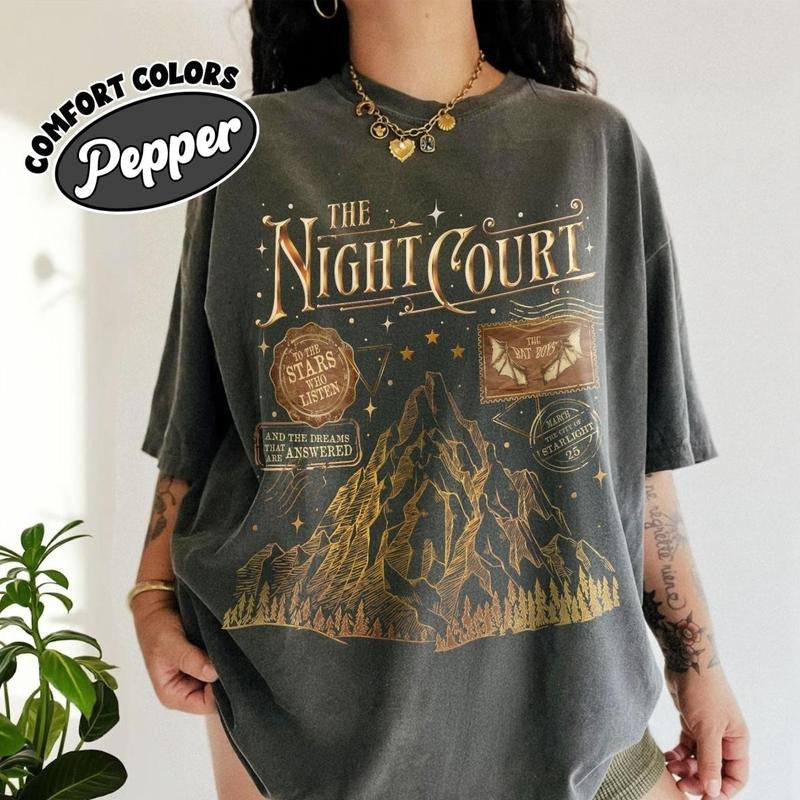 Acotar Night Court Comfort Colors Acotar Velaris Night Court Shirt City Starlight Court Dreams Inner Circle Fabric T-Shirts, Hoodie, Sweatshirt - T-Shirt, Sweatshirt, Hoodie